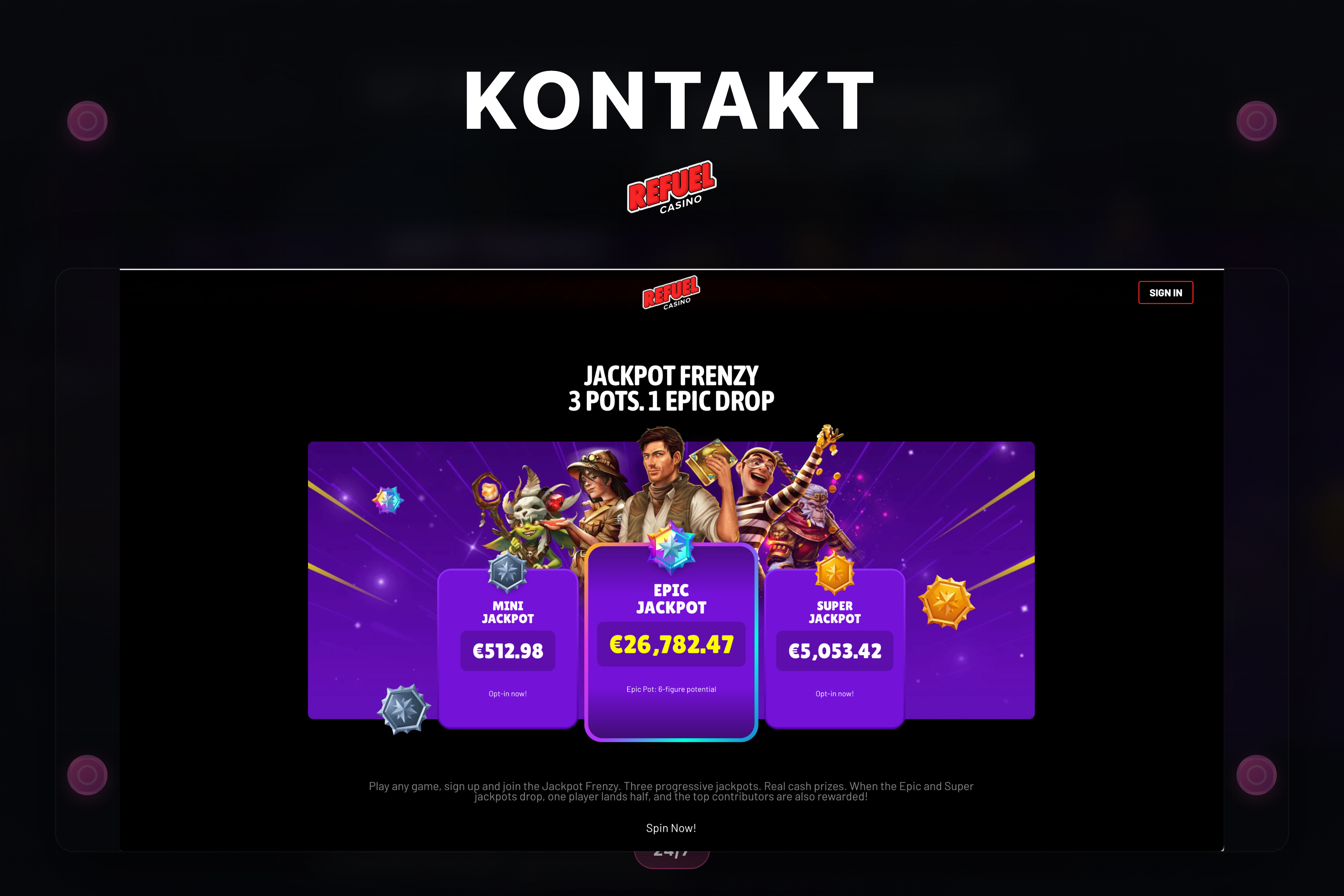 Refuel Casino kundtjänst — chatt, e-post och telefon