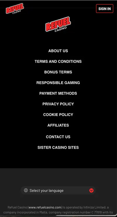 Turneringar och kampanjer hos Refuel Casino